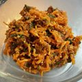 okamelove's cooksnap of when they made 切干大根と大葉のコチュジャン漬.