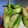 いけこにゃん's cooksnap of when they made 結局一番食べやすいオクラ　オクラ炒め.