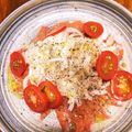 ＊SOY＊'s cooksnap of when they made 彩り豊かなサーモンのカルパッチョ.