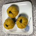 gingin502's cooksnap of when they made 簡単♪材料３品！南瓜のきんちゃくデザート.