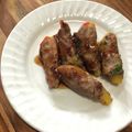 栗丸うさぎ's cooksnap of when they made パプリカの肉巻き.