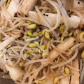 saki1010's cooksnap of when they made 長芋ともやしのピリ辛和え.