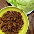 ☆さぶ☆☆'s cooksnap of when they made ピリ辛！甘辛！肉味噌そぼろのレタス包み.