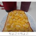 ちょこ☆ちょこ's cooksnap of when they made パイナップルとクリームチーズのトースト.