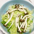 ☆yopipi's cooksnap of when they made レタスとしめじのレンジ蒸し.