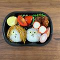 ななな1023's cooksnap of when they made キャラ弁＊焼きそばでゲゲゲの鬼太郎.