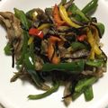 ひろみつばち's cooksnap of when they made ピーマンと舞茸の塩昆布ソテー.