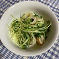 クック49L4Ho☆'s cooksnap of when they made ちくわと貝割れの簡単サラダ♪.