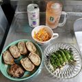 ebipeco's cooksnap of when they made 衣が油揚げチーズイン油揚げメンチ(動画有.