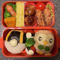 クックO5290H☆'s cooksnap of when they made キャラ弁⋆モクロー⋆ポケモンサン＆ムーン.