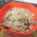 ミレーちゃん's cooksnap of when they made オートミールで簡単♪きのこチーズリゾット.