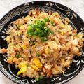 ちゃまたまご's cooksnap of when they made 鮭フレークと塩こぶのバター炒飯.