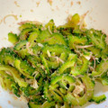 hiiisuke's cooksnap of when they made ゴーヤと明太子と茗荷の和え物.