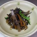 おりょせん's cooksnap of when they made 突きこんにゃくとひじきの煮物.