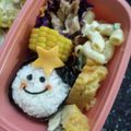 curisupin's cooksnap of when they made くり抜きおばけちゃん★ハロウィンキャラ弁.