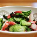 うさこ8番's cooksnap of when they made ＊副菜＊すし酢で♪たこときゅうりの酢の物.