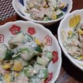 ひっこ's cooksnap of when they made きゅうりとオクラ、コーンのツナマヨサラダ.