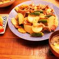 あおまんjapan's cooksnap of when they made 超速！豚肉長いもオクラのめんつゆマヨ炒め.