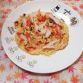 ﾁｲﾁｬﾝﾏﾏ's cooksnap of when they made カニカマのパリパリチーズ焼き.