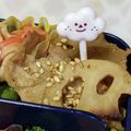 ゆけり３兄弟's cooksnap of when they made お弁当に。・＊・。豚肉と蓮根のきんぴら.
