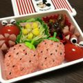 クック0CN3Y2☆'s cooksnap of when they made ★可愛い！いちごの一口おにぎり.