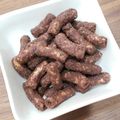 ハッピーまるしぇ's cooksnap of when they made こども園おやつ＊米粉のマカロニかりんとう.