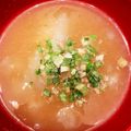 ぷちくま725's cooksnap of when they made とろろ団子のお味噌汁☆.