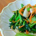 ちーまぐ's cooksnap of when they made 小松菜ちくわの姜葱醤炒め.