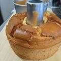 ともちゃんかあちゃん's cooksnap of when they made ☆ふわふわぁ♡柿のｼﾌｫﾝｹｰｷ☆.