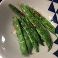 ベティ３'s cooksnap of when they made インゲンのソース炒め♪.