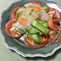 コムギ大好き's cooksnap of when they made 簡単5分✿きゅうりと人参のくるくるサラダ.