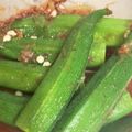 みにゃすけ★'s cooksnap of when they made オクラのおかか和え.