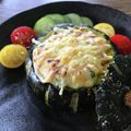 えるみちゃん's cooksnap of when they made 坊ちゃんカボチャの丸ごとグラタン.