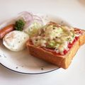ありみりん♡'s cooksnap of when they made ピザトースト.