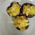 chikinda's cooksnap of when they made 焼き椎茸♡タルタルソース乗せ.