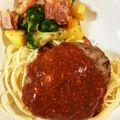 じゅんかなまま's cooksnap of when they made ハンバーグをオーブンでつくってみました！.