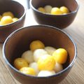 みるく茶's cooksnap of when they made ヘルシー＊豆腐入りみたらし団子.