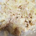 リンとリオのママ's cooksnap of when they made 肉そぼろリメイク！ごちそうポテトサラダ！.