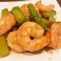 まっさまさママ's cooksnap of when they made 海老とアスパラのオイマヨ炒め.