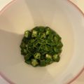 みみみーーーー's cooksnap of when they made レンジで簡単!三つ葉とオクラのお浸し.