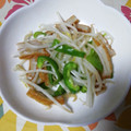 くネコまろす's cooksnap of when they made さつま揚げともやしのめんつゆ炒め.