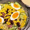かれこちゃん's cooksnap of when they made 【居酒屋】【北海道】❀ラーメンサラダ❀.