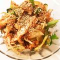 みなとのまんま's cooksnap of when they made ささみとネギのキムチ和えサラダ.
