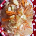 ☆ママ★'s cooksnap of when they made 材料４つ！春雨・人参・玉葱・キャベツ.