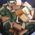 海綿ボブ's cooksnap of when they made 小松菜と厚揚げとしめじの煮物.