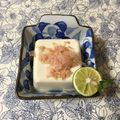 puniＫ's cooksnap of when they made ❇️豆腐にすだちをキュッ♪と.