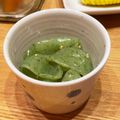 クックQOCLHU☆'s cooksnap of when they made お刺身こんにゃくのごま油和え.