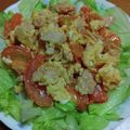 55才のおじさん's cooksnap of when they made シーチキンのトマたま炒め.