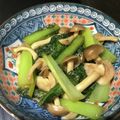 さのまる☆'s cooksnap of when they made 小松菜としめじのポン酢炒め.