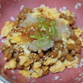 ＊れいぴん＊'s cooksnap of when they made 納豆に炒り卵と大根おろし.